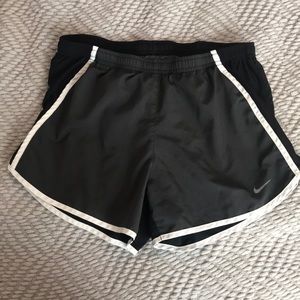 Nike running shorts. Black